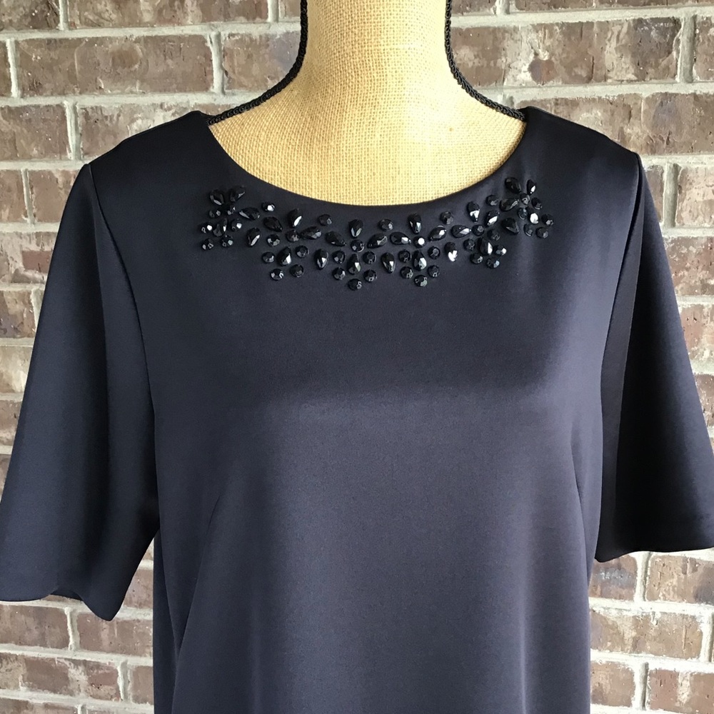 Cynthia Rowley Jeweled Sheath Dress